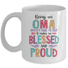 Being A Oma Makes Me Blessed And Proud Mothers Day Mug | siriusteestore