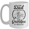 Being Dad Is An Honor Being Grandpa Is Priceless Vintage Mug | siriusteestore