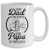Being Dad Is An Honor Being Papa Is Priceless Vintage Mug | siriusteestore