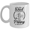 Being Dad Is An Honor Being Poppy Is Priceless Vintage Mug | siriusteestore