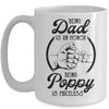 Being Dad Is An Honor Being Poppy Is Priceless Vintage Mug | siriusteestore