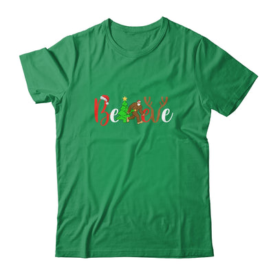 Believe Bigfoot Sasquatch In Mask Christmas Quarantine Gift Shirt & Sweatshirt | siriusteestore