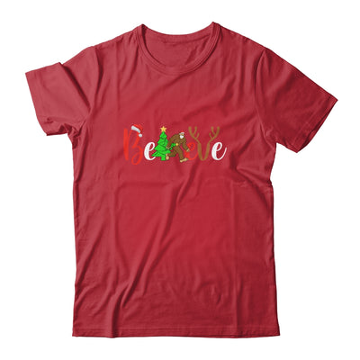 Believe Bigfoot Sasquatch In Mask Christmas Quarantine Gift Shirt & Sweatshirt | siriusteestore