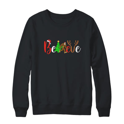 Believe Bigfoot Sasquatch In Mask Christmas Quarantine Gift Shirt & Sweatshirt | siriusteestore