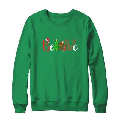 Believe Bigfoot Sasquatch In Mask Christmas Quarantine Gift Shirt & Sweatshirt | siriusteestore