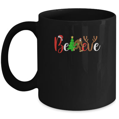 Believe Bigfoot Sasquatch In Mask Christmas Quarantine Gift Mug | siriusteestore