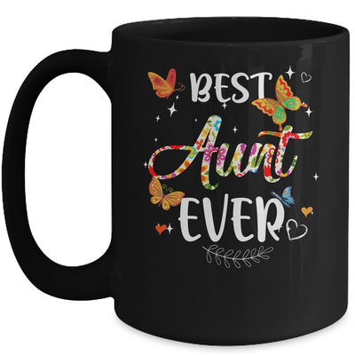 Best Aunt Ever Colored Patterns Mother's Day Aunt Birthday Mug | siriusteestore