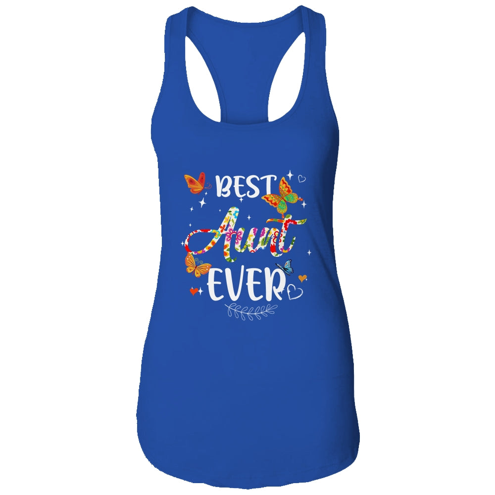 Best Aunt Ever Colored Patterns Mother's Day Aunt Birthday Shirt & Tank Top | siriusteestore