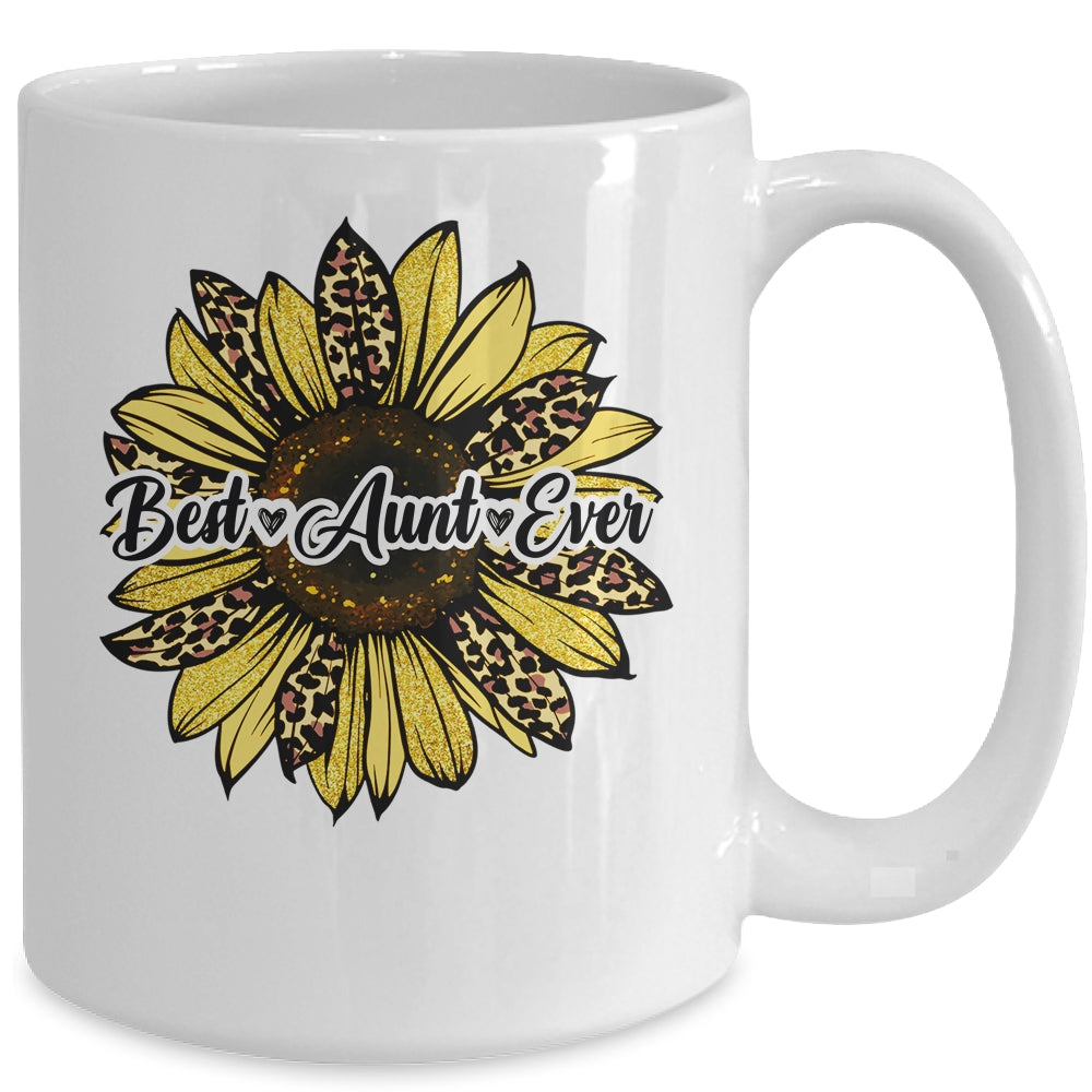 Best Aunt Ever Sunflower Aunt Mothers Day Mug | siriusteestore