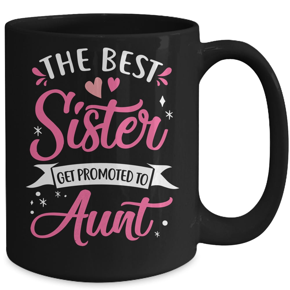 Best Aunt Future Promoted To Aunt To Be Auntie Mothers Day Mug | siriusteestore