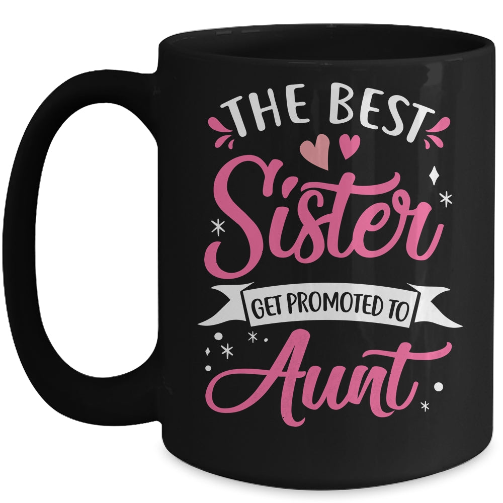 Best Aunt Future Promoted To Aunt To Be Auntie Mothers Day Mug | siriusteestore