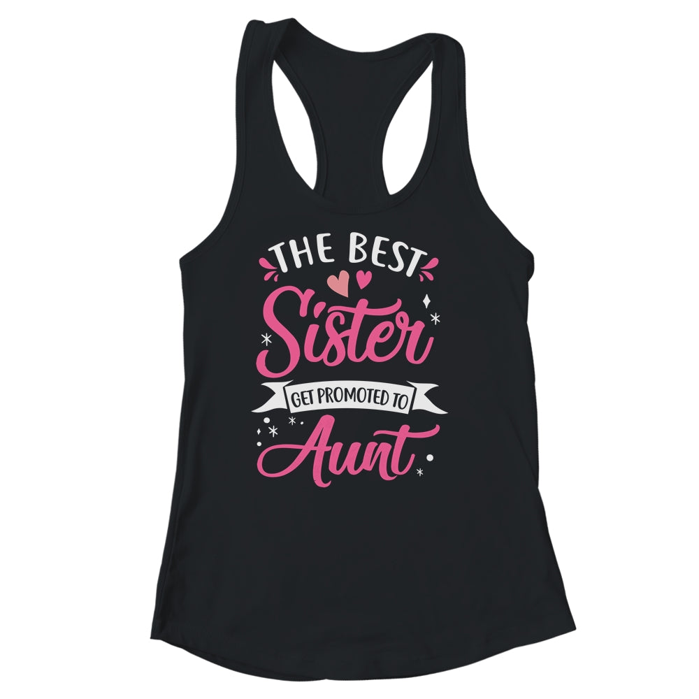 Best Aunt Future Promoted To Aunt To Be Auntie Mothers Day Shirt & Tank Top | siriusteestore