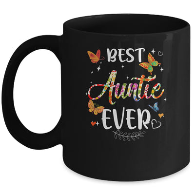 Best Auntie Ever Colored Patterns Mother's Day Aunt Birthday Mug | siriusteestore
