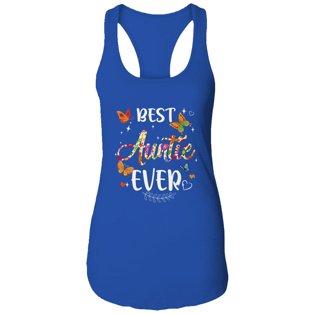 Best Auntie Ever Colored Patterns Mother's Day Aunt Birthday Shirt & Tank Top | siriusteestore