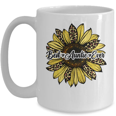 Best Auntie Ever Sunflower Auntie Mothers Day Mug | siriusteestore