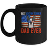 Best Boston Terrier Dad Ever American Flag Fathers Day Mug | siriusteestore