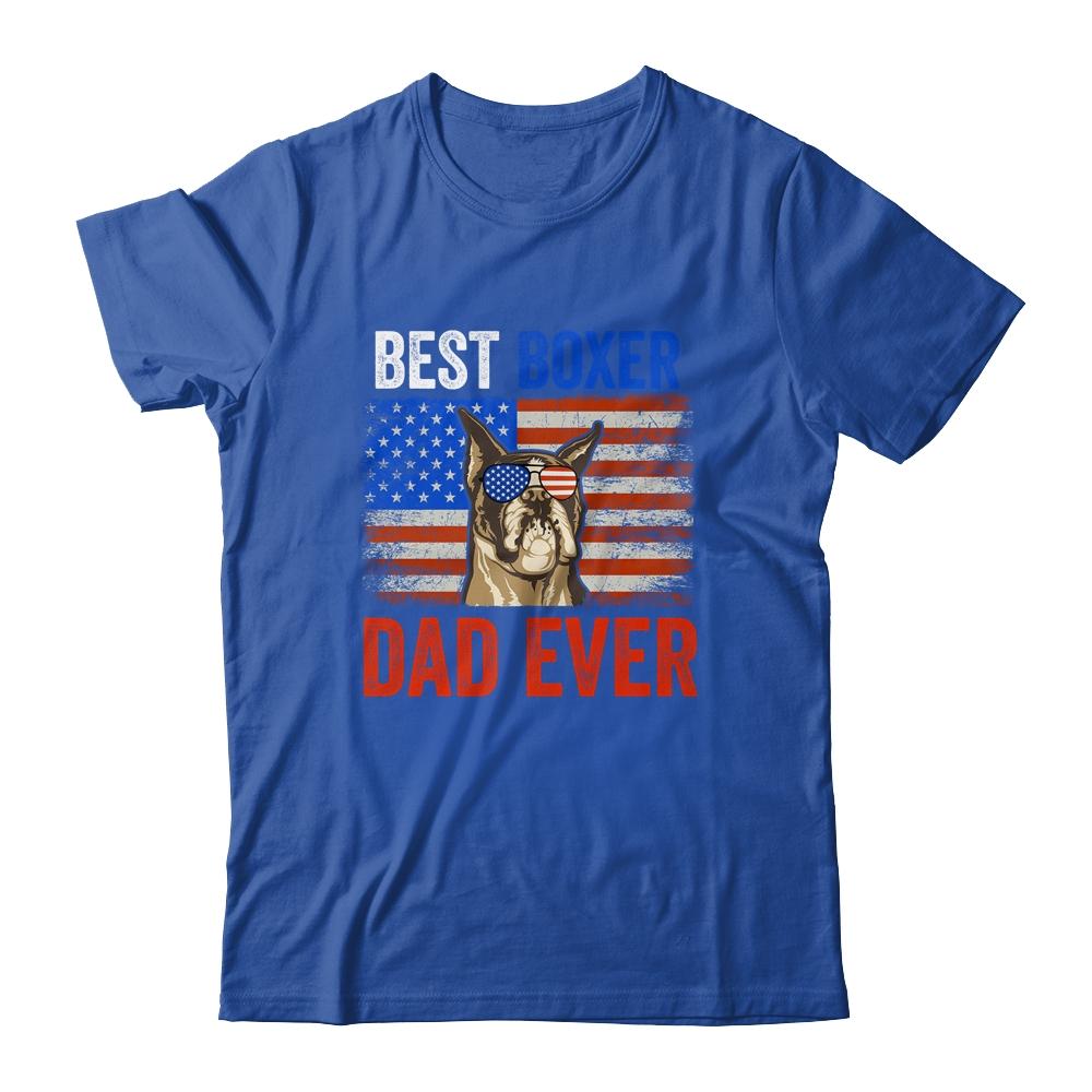 Best Boxer Dad Ever American Flag Fathers Day T-Shirt & Hoodie | Siriustee.com.com