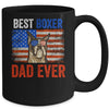 Best Boxer Dad Ever American Flag Fathers Day Mug | siriusteestore
