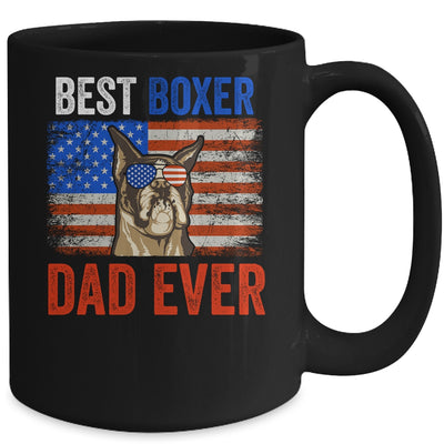 Best Boxer Dad Ever American Flag Fathers Day Mug | siriusteestore
