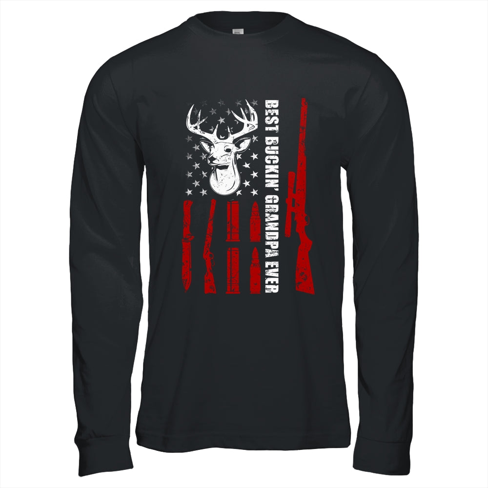 Best Buckin' Grandpa Ever Deer Hunting Papa Fathers Day Shirt & Hoodie | siriusteestore