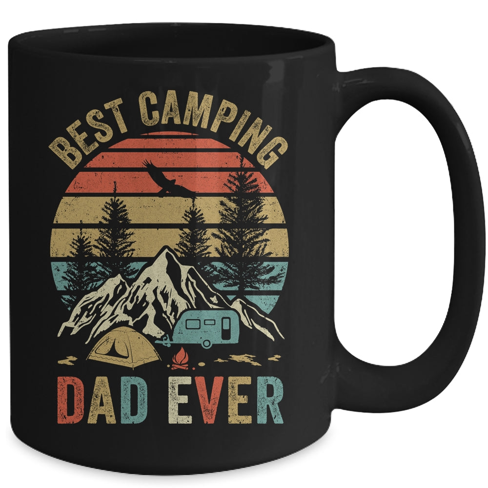 Best Camping Dad Ever Who Camp Funny Fathers Day Mug | siriusteestore