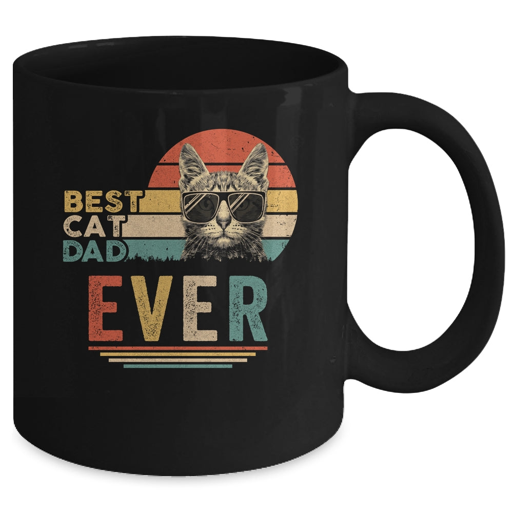 Best Cat Dad Ever Bump Fit Funny Cat Daddy Father Day Mug | siriusteestore