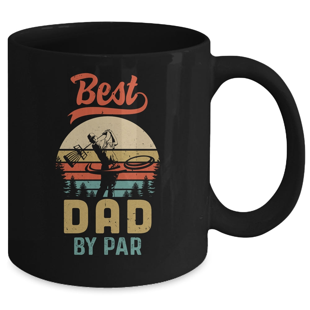 Best Dad By Par Funny Disc Golf For Men Father's Day Mug | siriusteestore