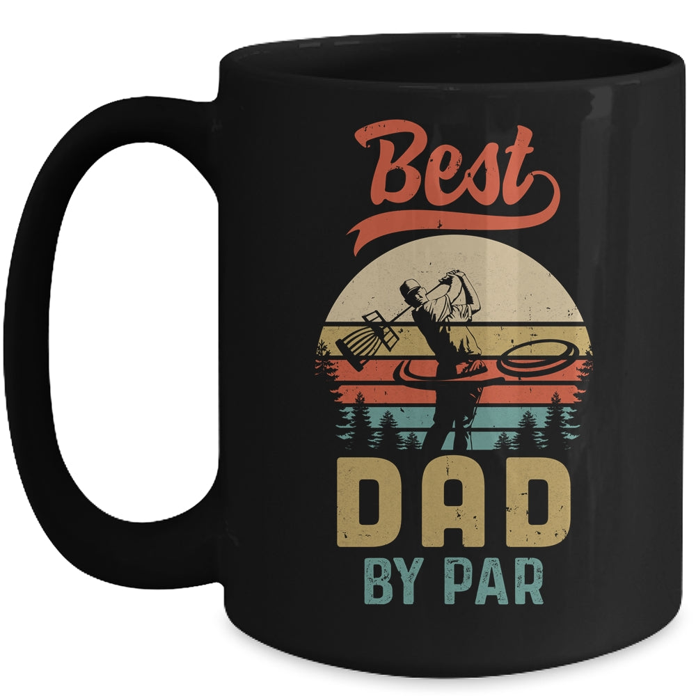 Best Dad By Par Funny Disc Golf For Men Father's Day Mug | siriusteestore