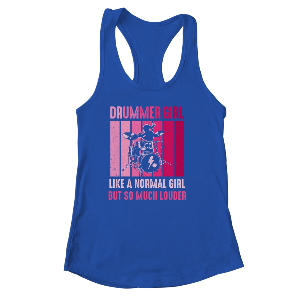Best Drums For Girls Women Drummer Music Band Drum Musician Shirt & Tank Top | siriusteestore