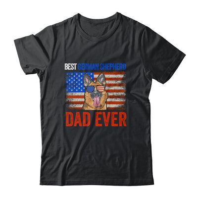Best German Shepherd Dad Ever American Flag Fathers Day Shirt & Hoodie | Siriustee.com