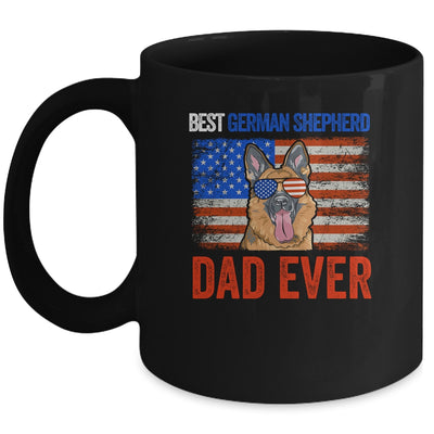 Best German Shepherd Dad Ever American Flag Fathers Day Mug | siriusteestore