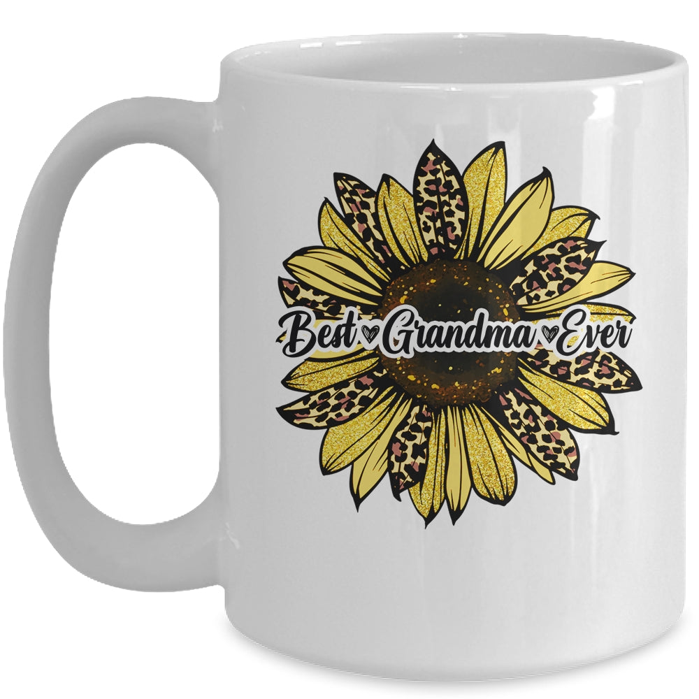 Best Grandma Ever Sunflower Grandma Mothers Day Mug | siriusteestore