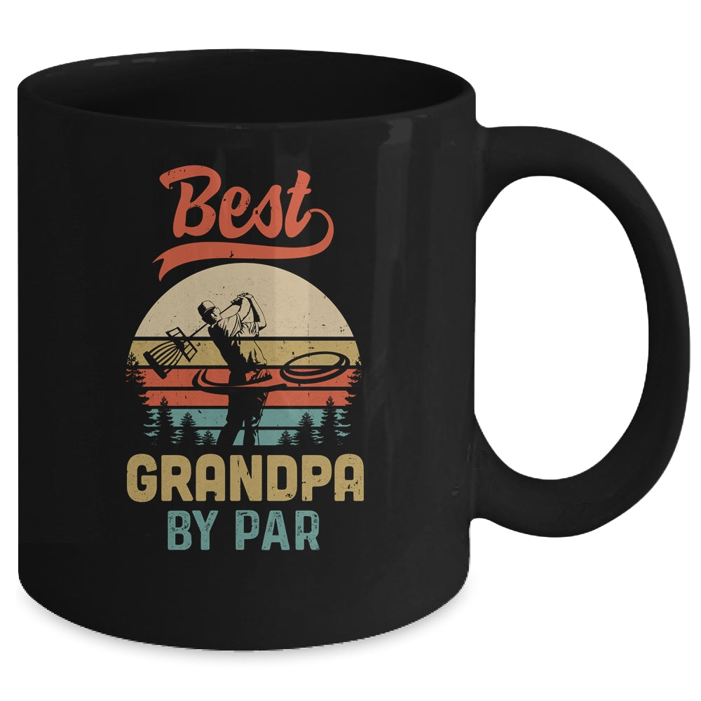 Best Grandpa By Par Funny Disc Golf For Men Father's Day Mug | siriusteestore