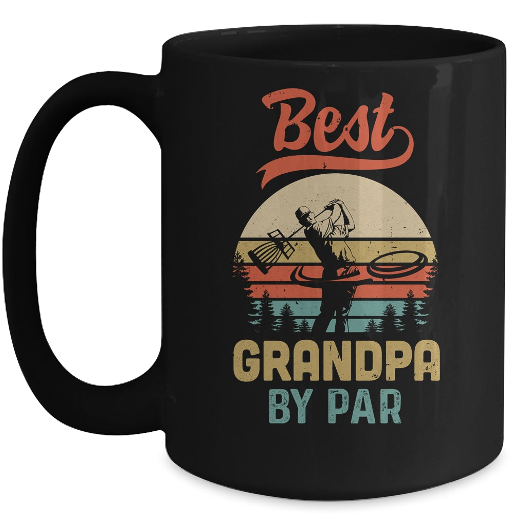 Best Grandpa By Par Funny Disc Golf For Men Father's Day Mug | siriusteestore