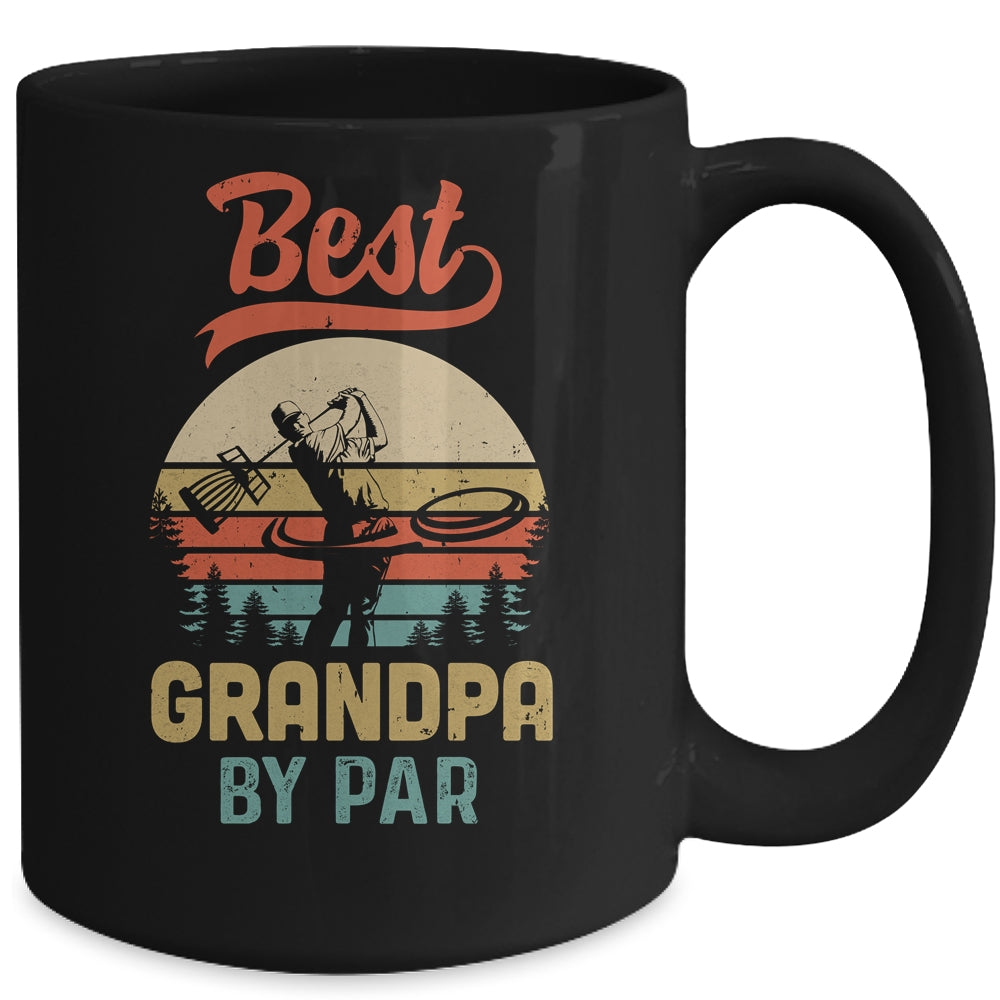Best Grandpa By Par Funny Disc Golf For Men Father's Day Mug | siriusteestore
