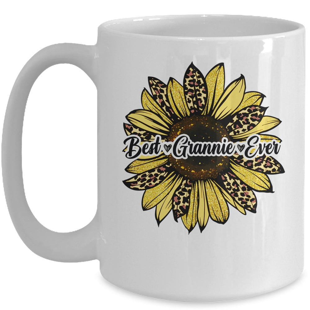 Best Grannie Ever Sunflower Grannie Mothers Day Mug | siriusteestore