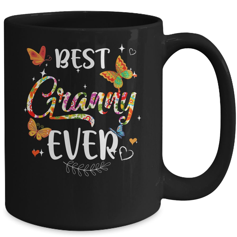 Best Granny Ever Colored Patterns Mother's Day Aunt Birthday Mug | siriusteestore