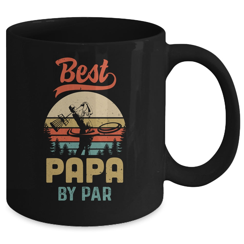 Best Papa By Par Funny Disc Golf For Men Father's Day Mug | siriusteestore