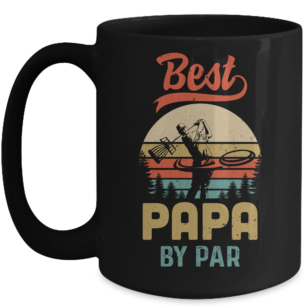 Best Papa By Par Funny Disc Golf For Men Father's Day Mug | siriusteestore
