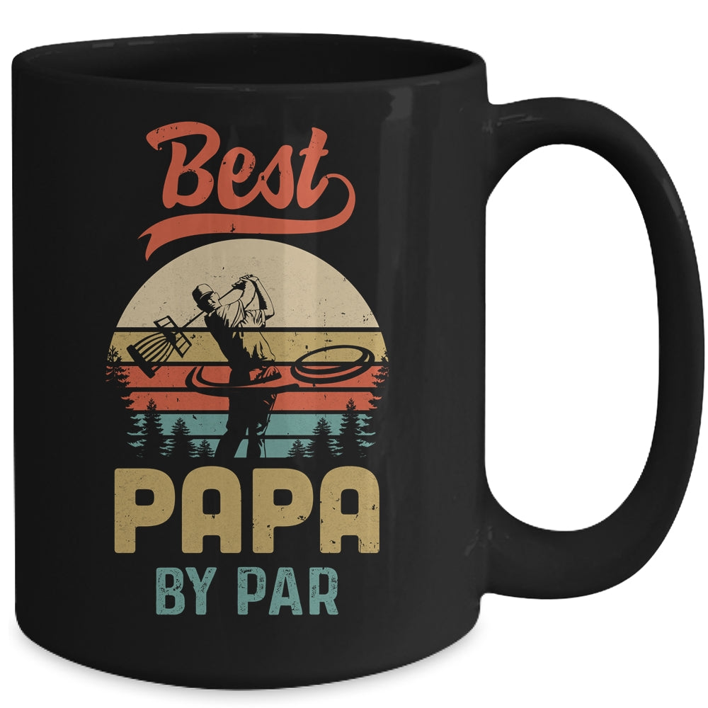 Best Papa By Par Funny Disc Golf For Men Father's Day Mug | siriusteestore