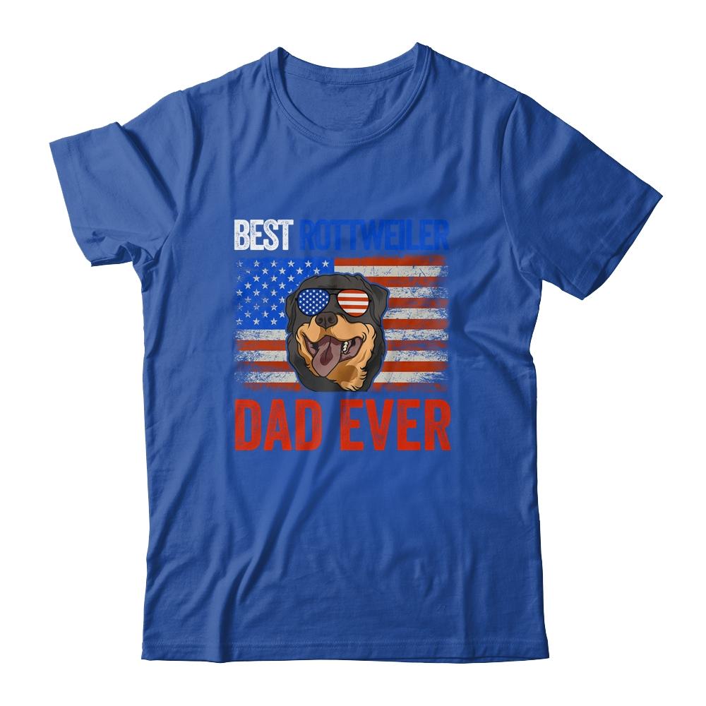 Best Rottweiler Dad Ever American Flag Fathers Day Shirt & Hoodie | Siriustee.com