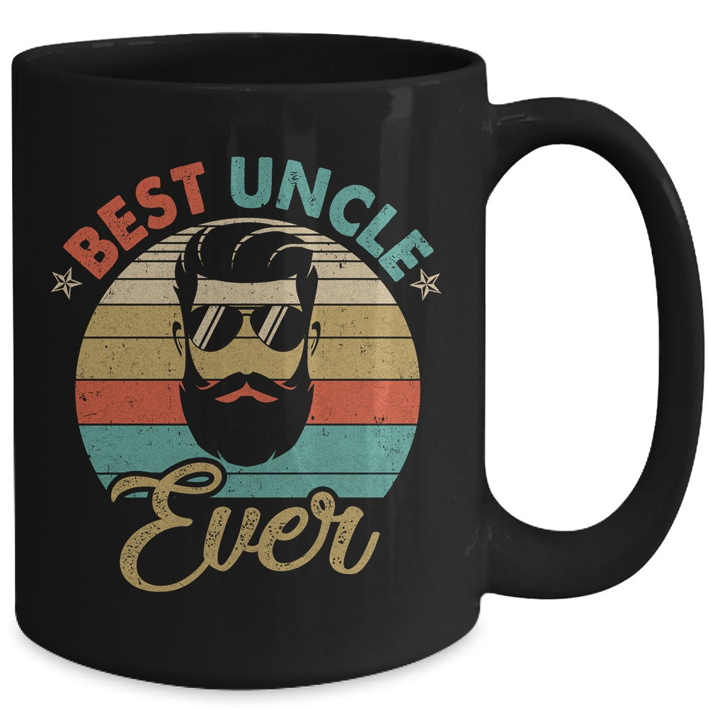 Best Uncle Ever Fathers Day Birthday Beard Uncle Mug | siriusteestore