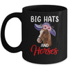 Big Hats And Horses Funny Horse Racing Kentucky Party Mug | siriusteestore