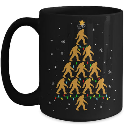 Bigfoot Christmas Tree Sasquatch Santa Xmas Mug | siriusteestore