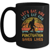Bigfoot Halloween Trick Or Treat Lets Eat Kids Mug | siriusteestore