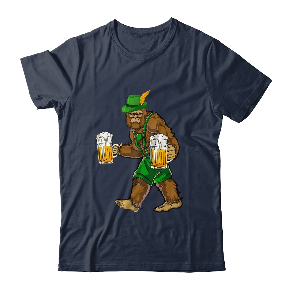 Bigfoot Lederhosen Funny Oktoberfest Men Prost Beer Mug Shirt & Hoodie | siriusteestore