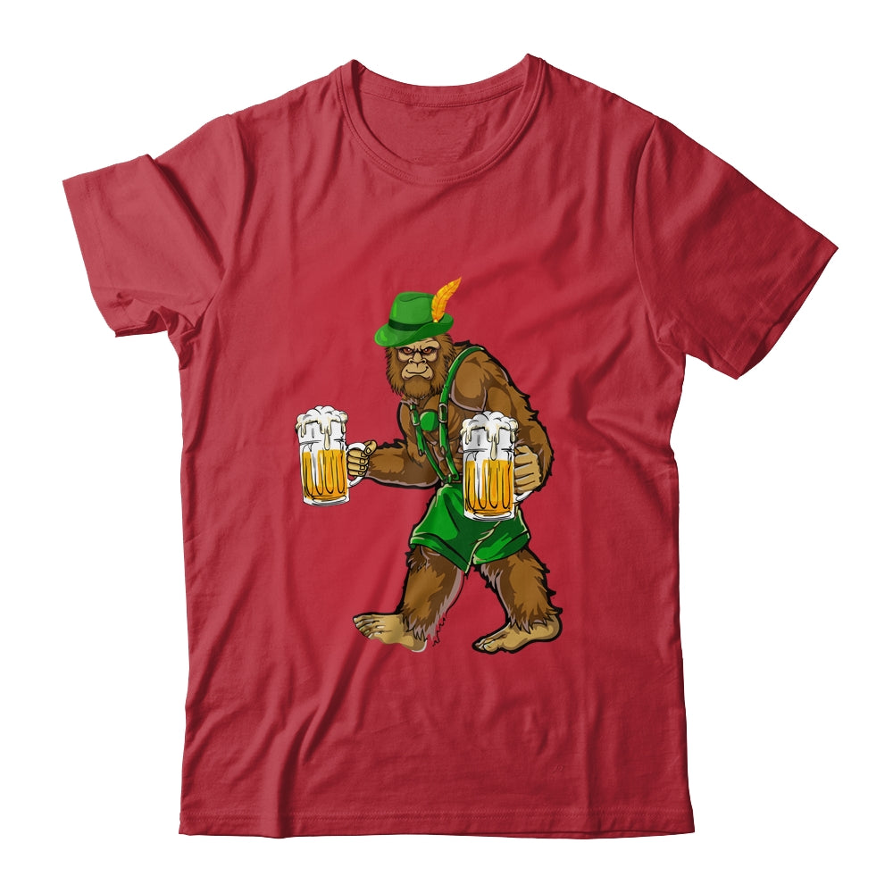 Bigfoot Lederhosen Funny Oktoberfest Men Prost Beer Mug Shirt & Hoodie | siriusteestore