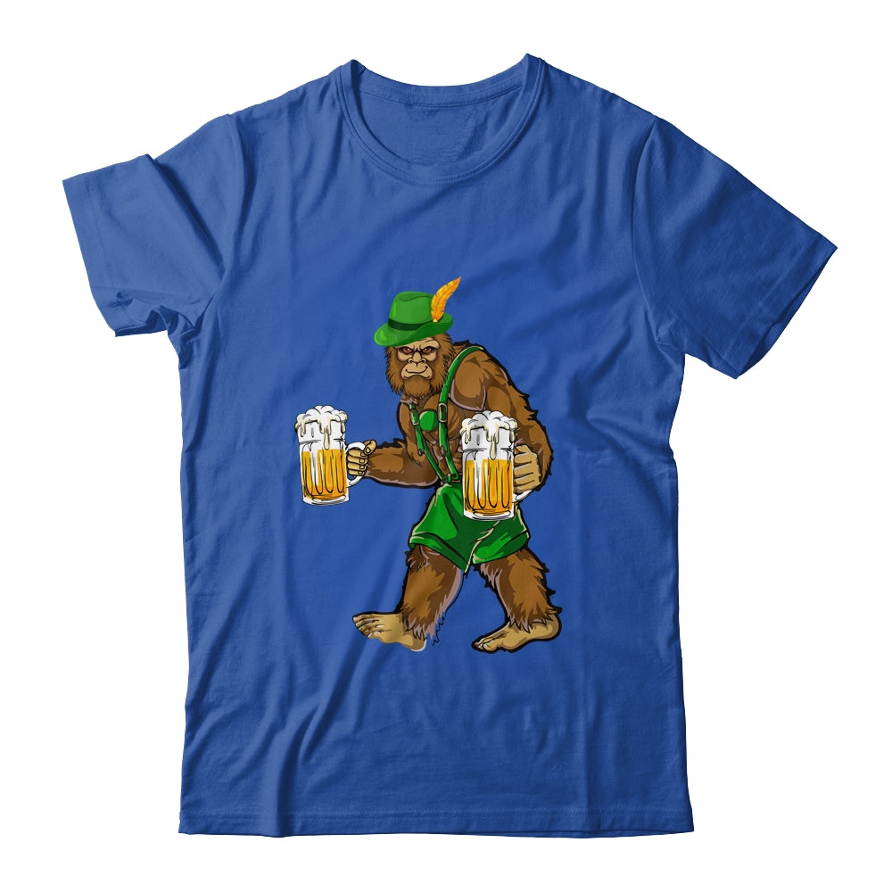 Bigfoot Lederhosen Funny Oktoberfest Men Prost Beer Mug Shirt & Hoodie | siriusteestore