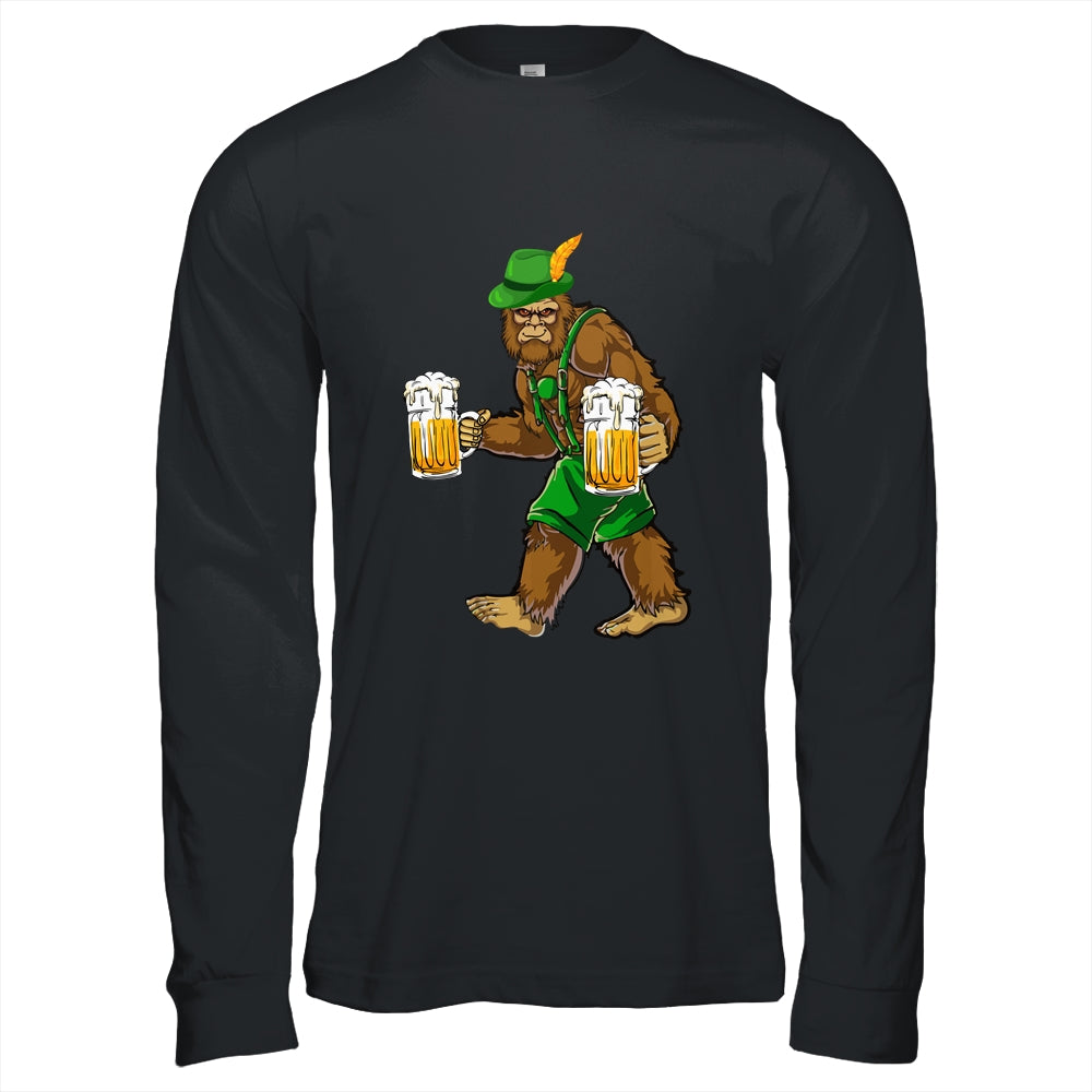 Bigfoot Lederhosen Funny Oktoberfest Men Prost Beer Mug Shirt & Hoodie | siriusteestore