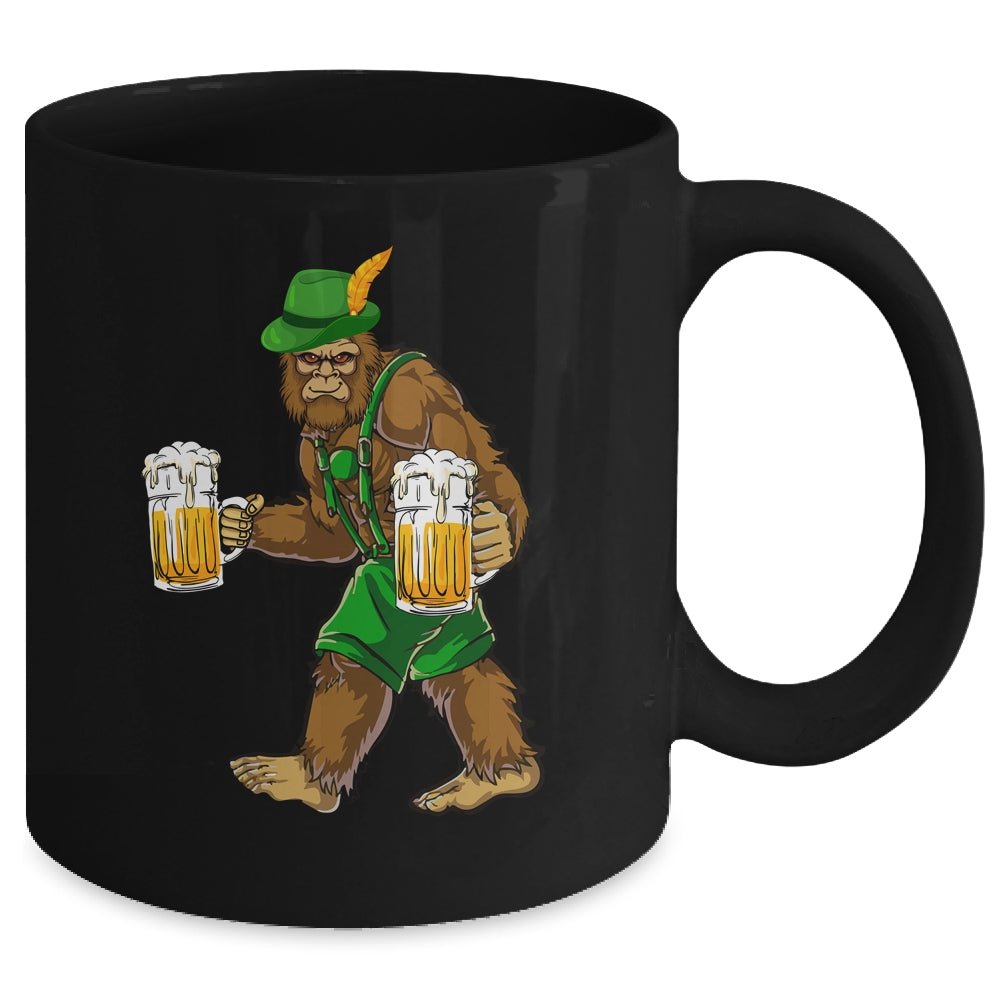 Bigfoot Lederhosen Funny Oktoberfest Men Prost Beer Mug Mug | siriusteestore